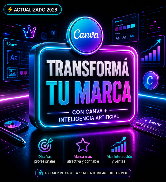 CURSO CANVA + IA: Crea contenido profesional en minutos